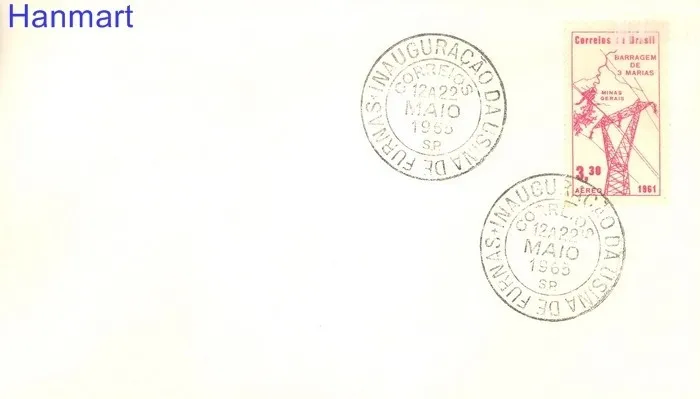 Znaczek Brazylia 1961 Mi 996 FDC