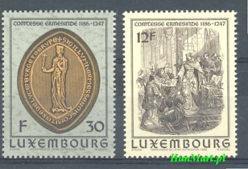Luksemburg 1986 Mi 1158-1159 Czyste **