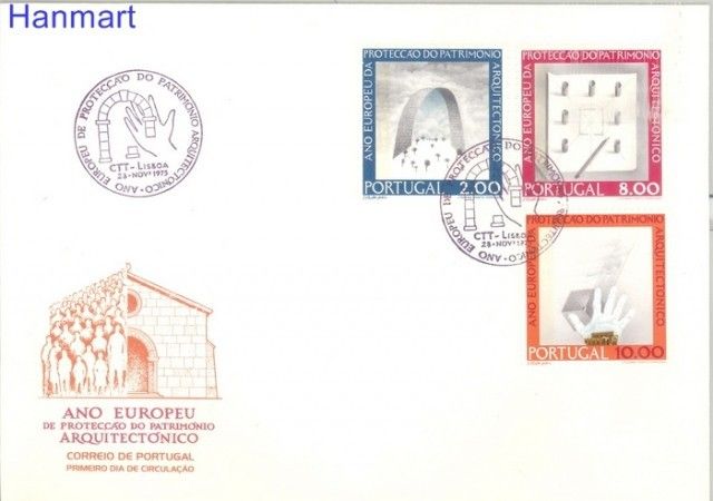 Znaczek Portugalia 1975 Mi 1298-1300 FDC
