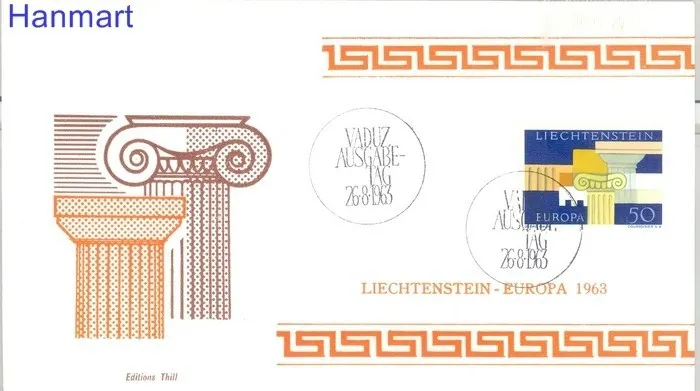 Znaczek Liechtenstein 1963 Mi 431 FDC