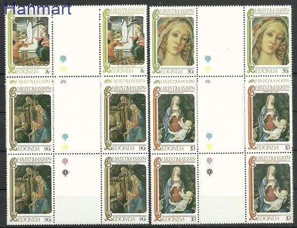 Znaczek Redonda 1979 Mi 35-38 Czyste **