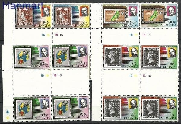Znaczek Redonda 1979 Mi 25-28 Czyste **