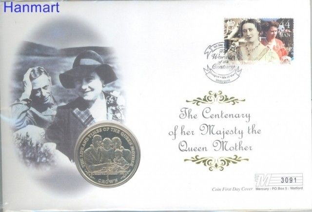 Znaczek Wyspa Man 2000 FDC
