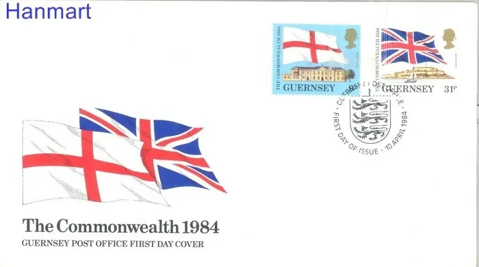 Znaczek Guernsey 1984 Mi 284-285 FDC