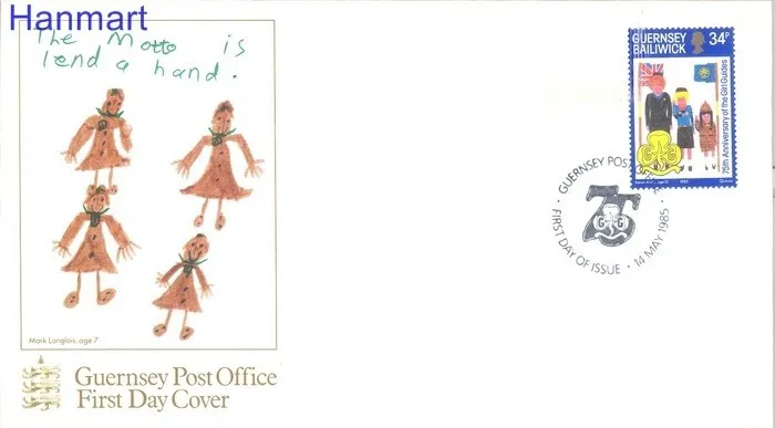 Znaczek Guernsey 1985 Mi 324 FDC