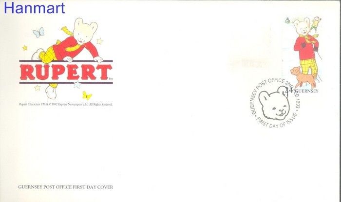 Znaczek Guernsey 1993 Mi 596 FDC