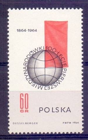 Znaczek Polska 1964 Mi 1529 Fi 1381 Czyste **