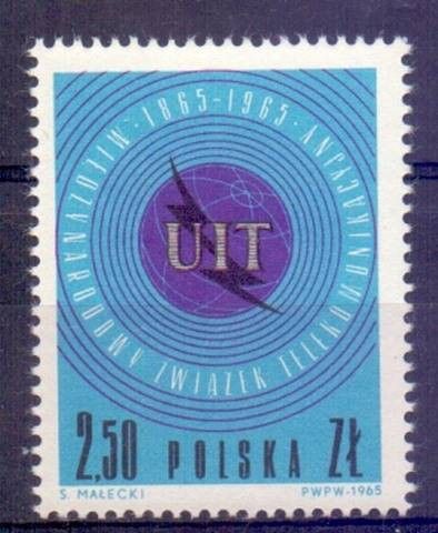 Znaczek Polska 1965 Mi 1584 Fi 1435 Czyste **
