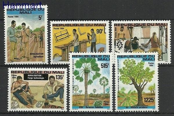 Znaczek Mali 1984 Mi 1011-1016 Czyste **