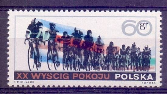 Znaczek Polska 1967 Mi 1760 Fi 1612 Czyste **
