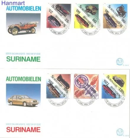 Znaczek Surinam 1989 Mi 1294-1305 FDC