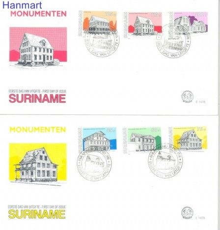 Znaczek Surinam 1991 Mi 1365-1370 FDC