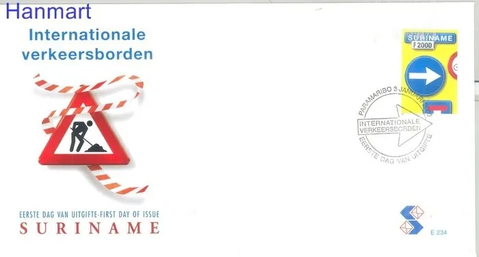 Znaczek Surinam 2000 Mi 1721 FDC