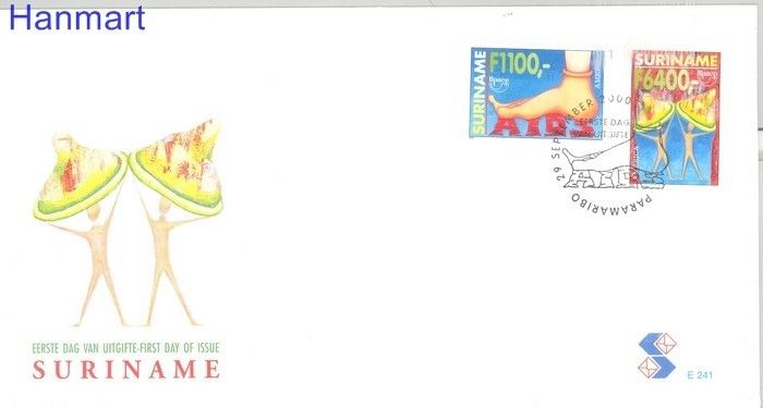 Znaczek Surinam 2000 Mi 1747-1748 FDC