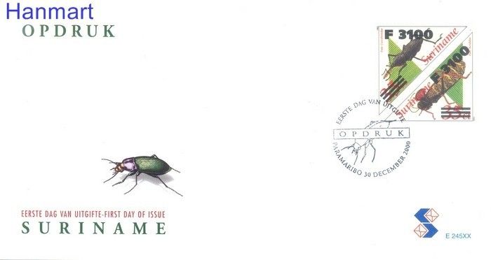 Znaczek Surinam 2000 Mi 1760-1761 FDC