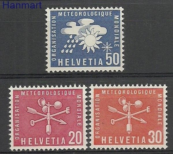 Znaczek Szwajcaria 1960 Mi wmo 7-9 Czyste **