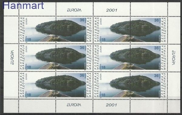 Znaczek Macedonia 2001 Mi 228-229 Czyste **
