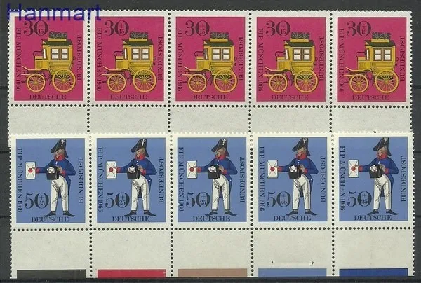 Znaczek Niemcy 1966 Mi 516-517 Czyste **