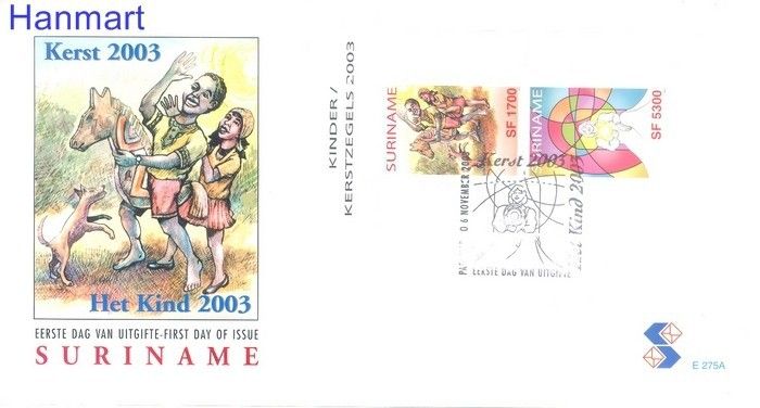 Znaczek Surinam 2003 Mi bl 92 FDC