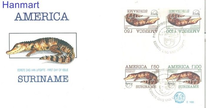Znaczek Surinam 1993 Mi 1455-1456 FDC