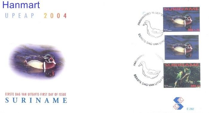 Znaczek Surinam 2004 Mi 1949-1950 FDC