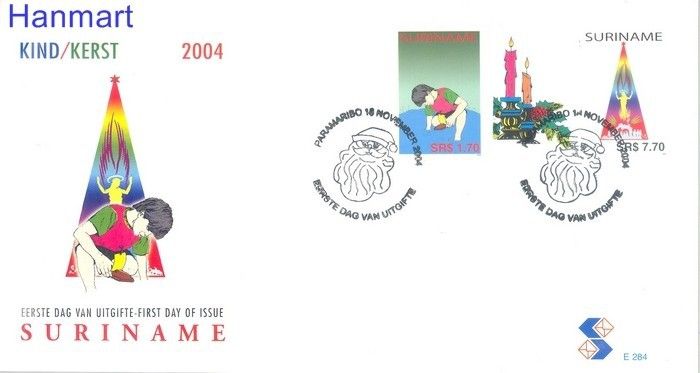 Znaczek Surinam 2004 Mi 1963-1964 FDC
