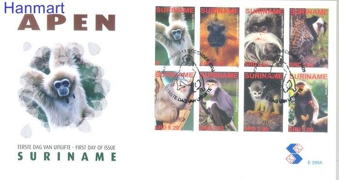 Znaczek Surinam 2006 Mi 2077-2084 FDC