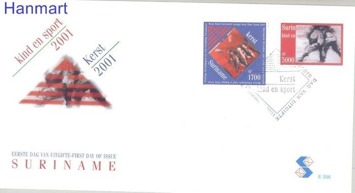 Znaczek Surinam 2001 Mi 1798-1799 FDC