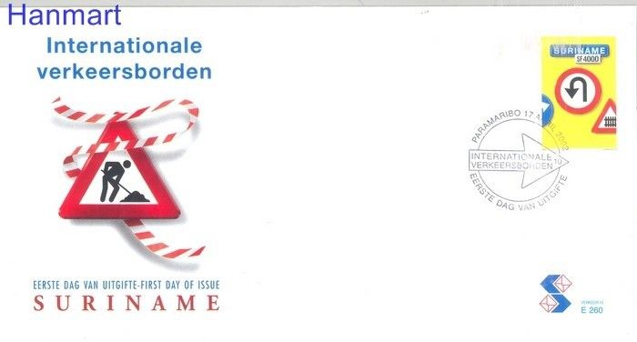 Znaczek Surinam 2002 Mi 1818 FDC
