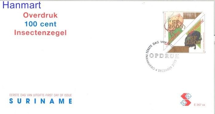 Znaczek Surinam 2002 Mi 1849-1850 FDC