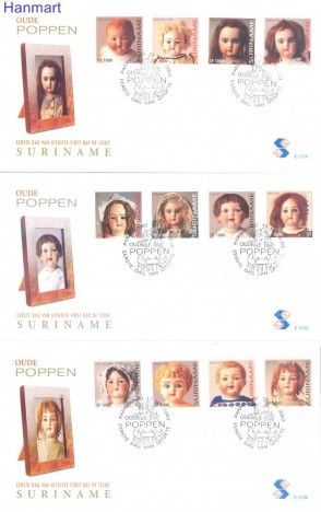 Znaczek Surinam 2003 Mi 1866-1877 FDC