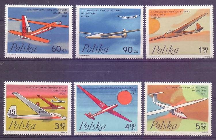 Znaczek Polska 1968 Mi 1846-1851 Fi 1699-1704 Czyste **