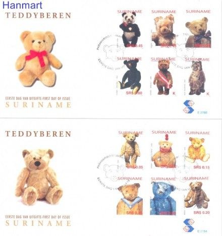 Znaczek Surinam 2003 Mi 1908-1919 FDC