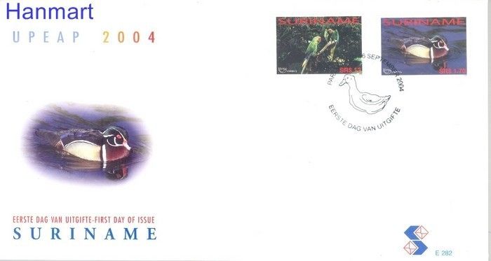 Znaczek Surinam 2004 Mi 1949-1950 FDC