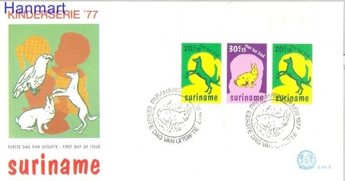 Znaczek Surinam 1978 Mi bl 20 FDC
