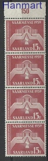 Znaczek Saara 1959 Mi 447 Czyste **