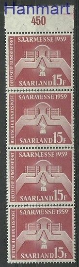 Znaczek Saara 1959 Mi 447 Czyste **