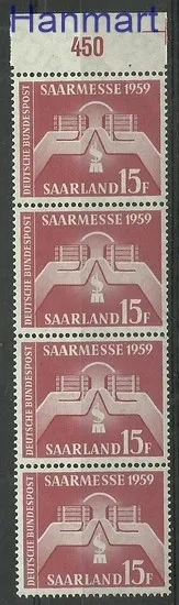 Znaczek Saara 1959 Mi 447 Czyste **