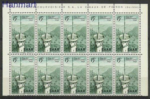 Znaczek Saara 1956 Mi marzeh 369 Czyste **
