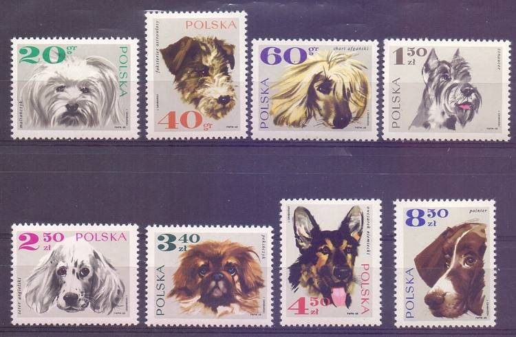 Znaczek Polska 1969 Mi 1898-1905 Fi 1751-1758 Czyste **