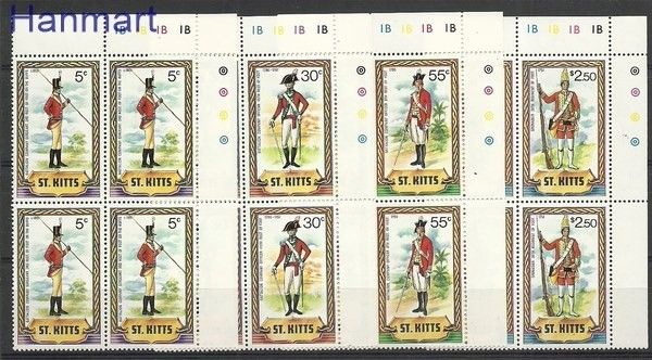 Znaczek Saint Kitts 1981 Mi 62-65 Czyste **
