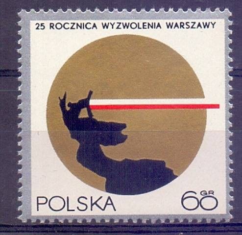 Znaczek Polska 1970 Mi 1986 Fi 1839 Czyste **