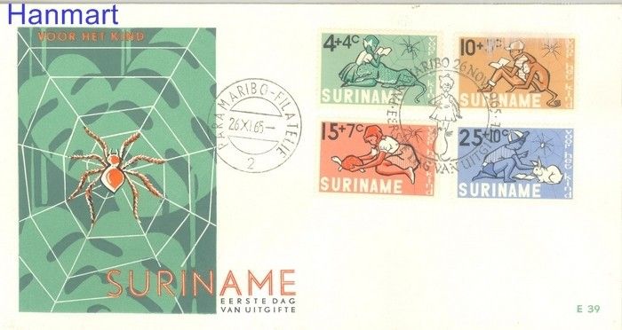Znaczek Surinam 1965 Mi 478-481 FDC