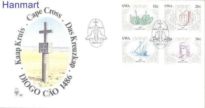 Znaczek Namibia 1986 Mi 583-586 FDC