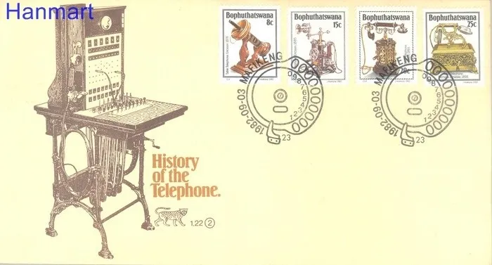 Znaczek Bophuthatswana 1982 Mi 92-95 FDC