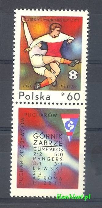 Znaczek Polska 1970 Mi zf 2008 Fi zf 1861 Czyste **