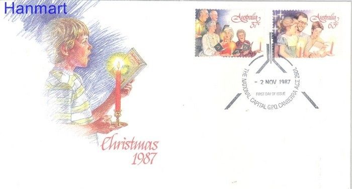 Znaczek Australia 1987 Mi 1072-1073 FDC