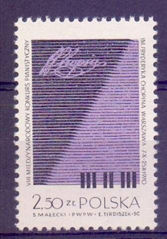 Znaczek Polska 1970 Mi 2025 Fi 1878 Czyste **