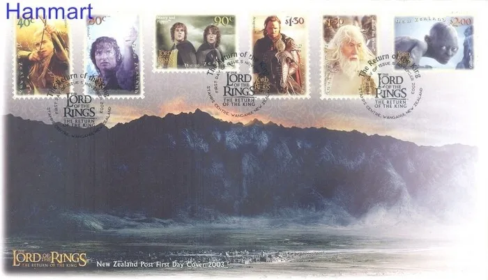 Znaczek Nowa Zelandia 2003 Mi 2136-2141 FDC