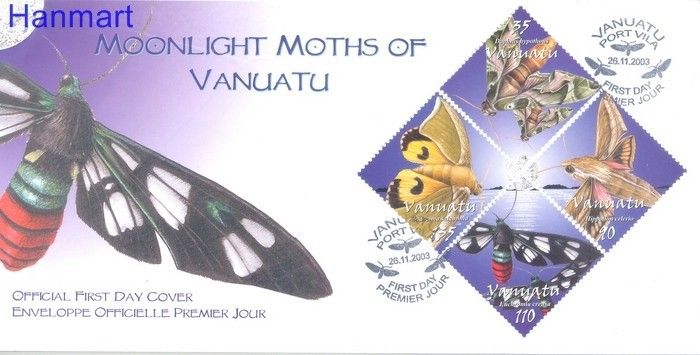 Znaczek Vanuatu 2003 Mi 1196-1199 FDC